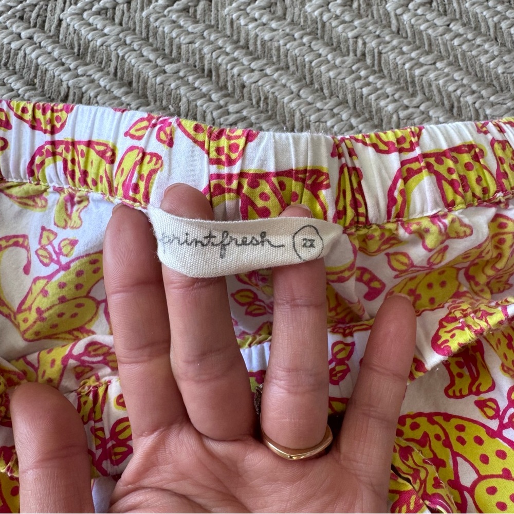 Print fresh Leopard pajama bottoms, 100% cotton size 2X - Picture 3 of 4